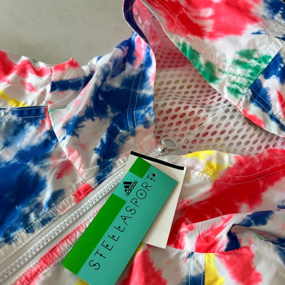 Adidas Stella McCartney Sport Tie Dye Windbreaker NWT - Picture 11 of 14
